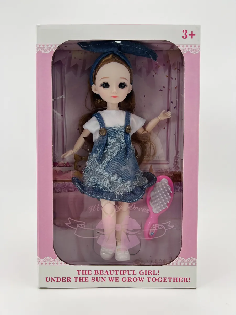 12-inch 22-Jointed Fashion Doll for Girls Pretend Play (KM-12324)