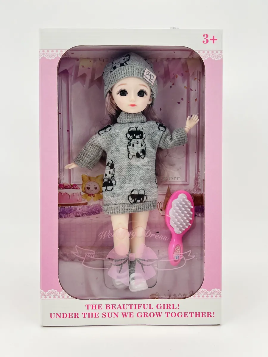 12-inch 22-jointed Fashion Doll for Pretend Play