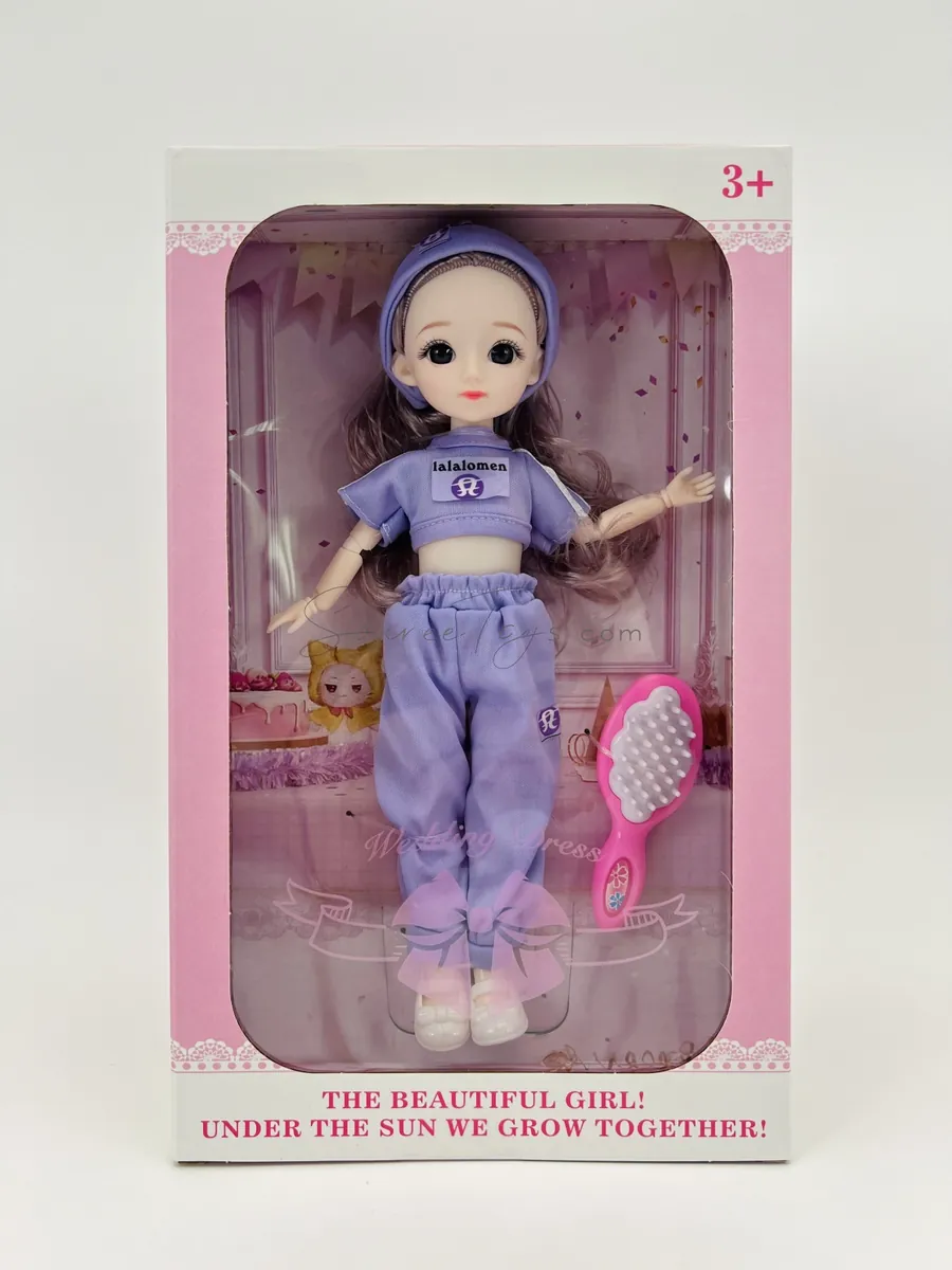 12-inch 22-Jointed Fashion Doll for Pretend Play (KM-12321) 12-inch 22-Jointed Fashion Doll for Pretend Play (KM-12321)