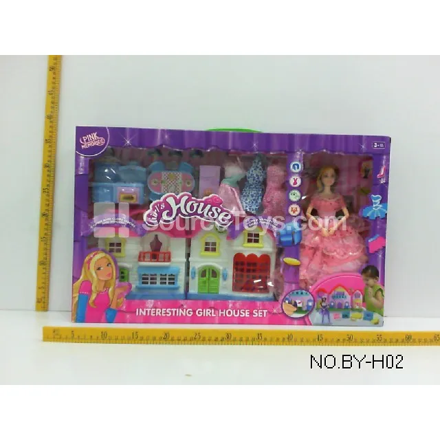 11" Fashion Doll with Villa & Dress 11