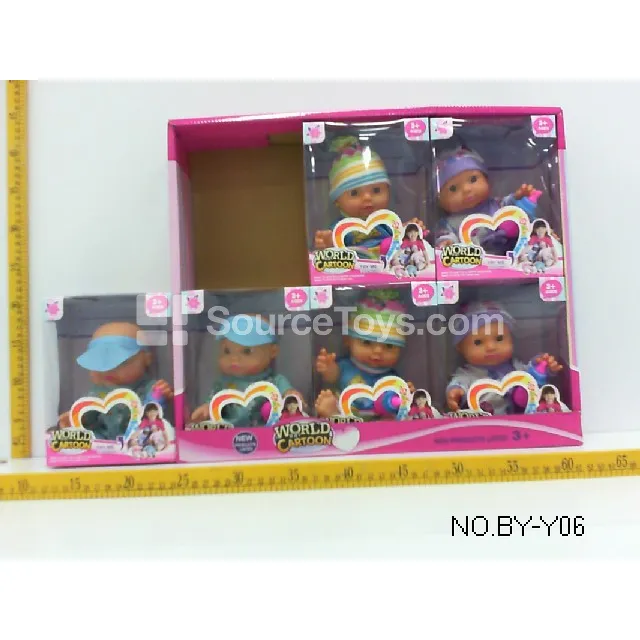 3 Styles 10 Inch Vinyl Expression Dolls with 4-Sound IC Assorted