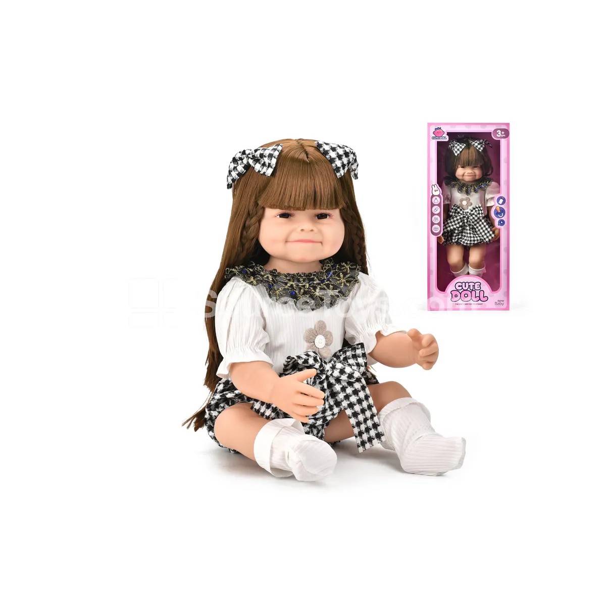 22-Inch Realistic Vinyl Reborn Baby Doll 55-60cm