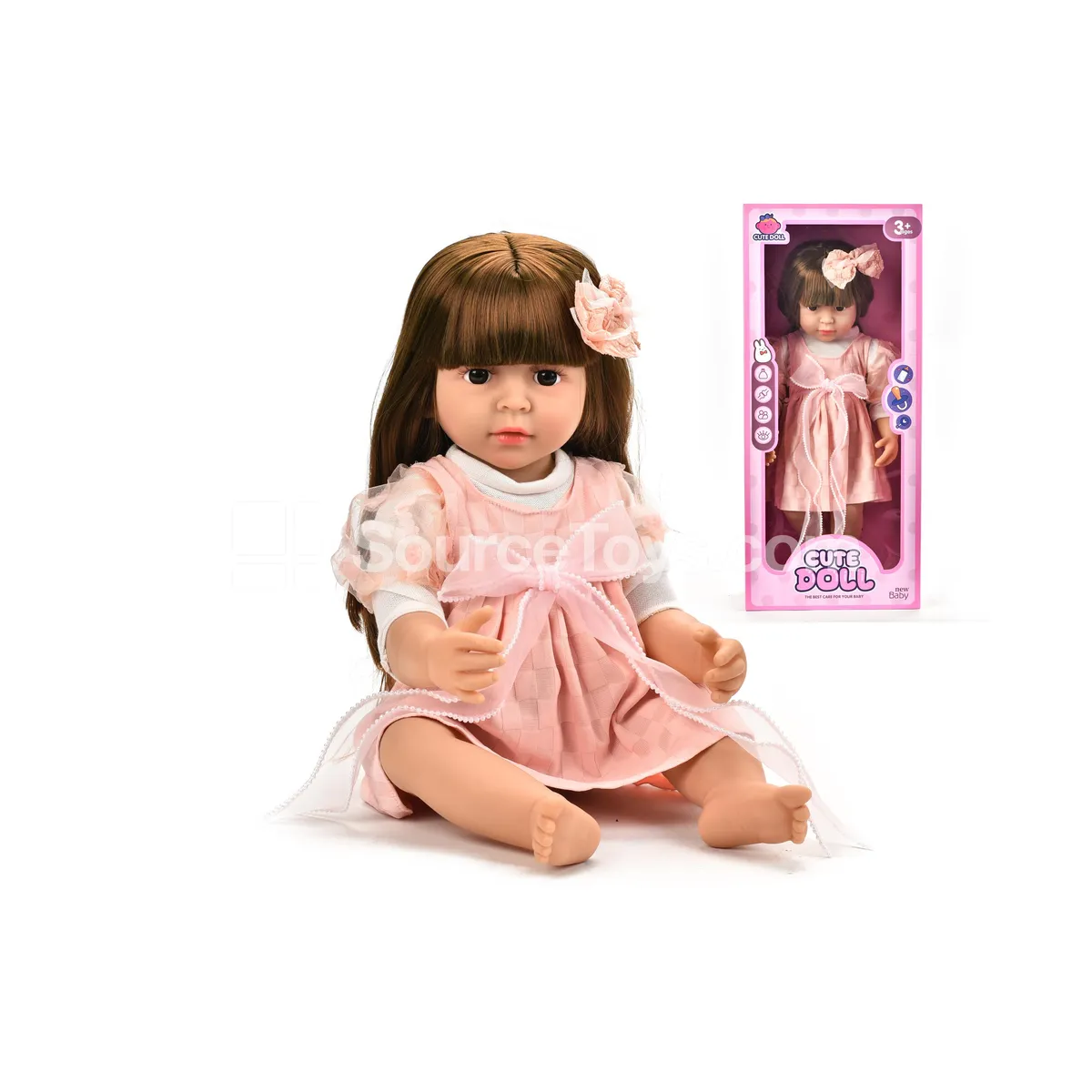 55-60CM Reborn Doll 22-Inch Realistic Vinyl Baby Doll
