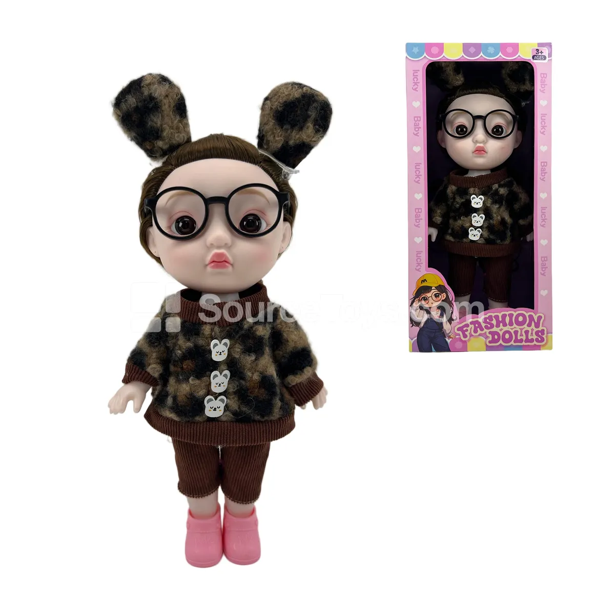12-inch Jointed Fashion Doll in Gift Box (English Packaging)