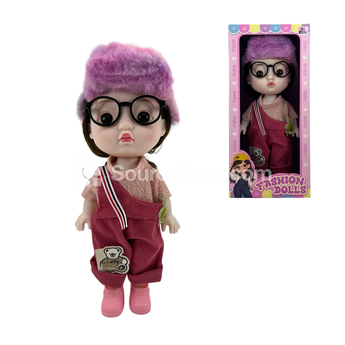 12-Inch Articulated Fashion Doll Gift Set for Pretend Play
