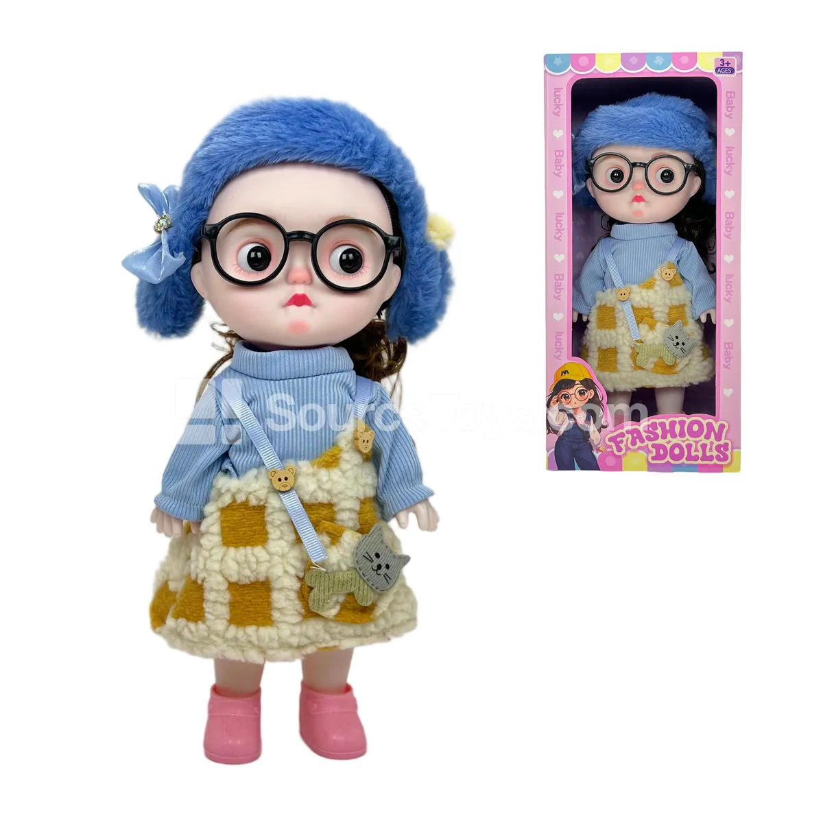 12-Inch Jointed Fashion Doll Gift Set