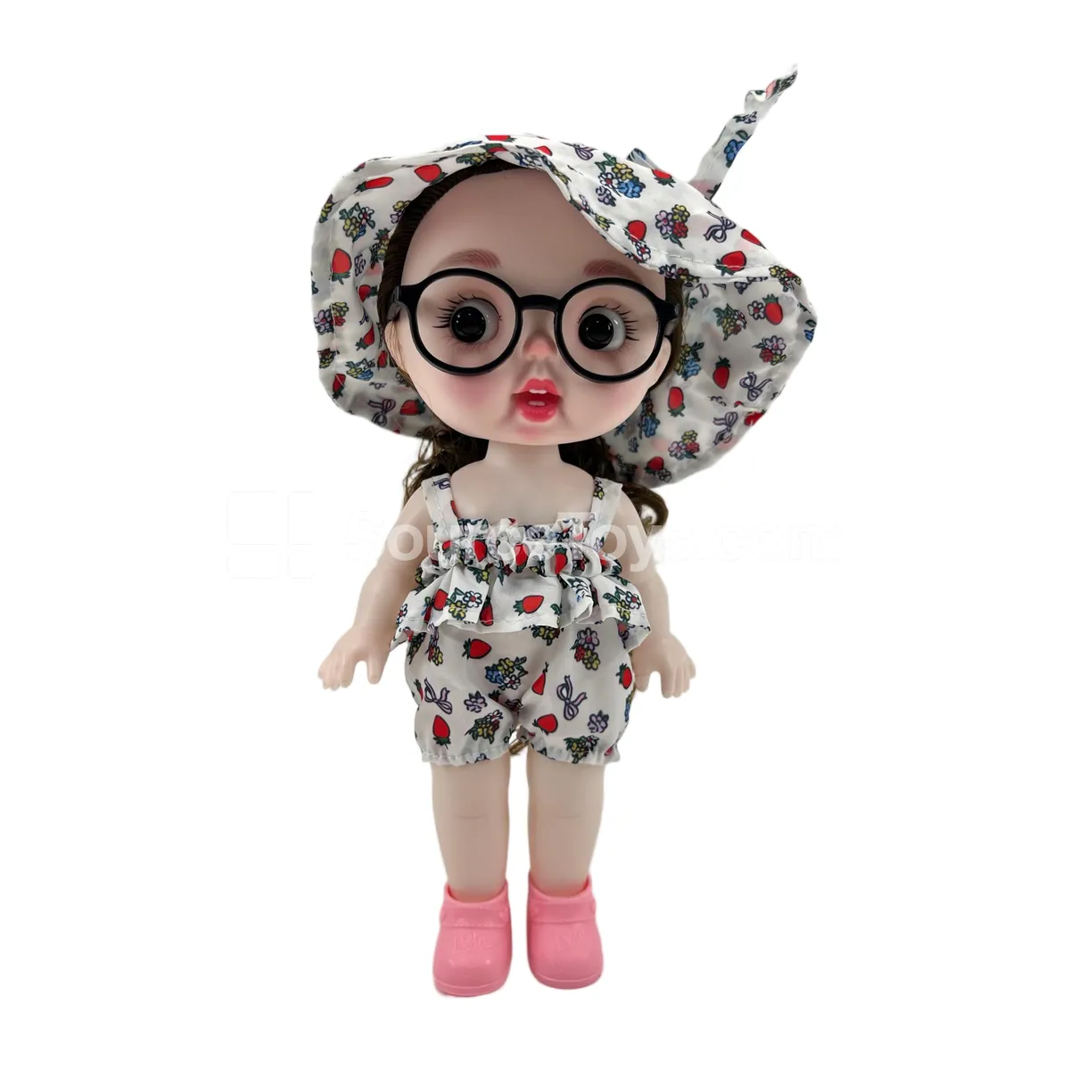 12-inch Fashion Doll with Expressions, Multi-Jointed Pretend-Play Doll for Girls, PVC Bag
