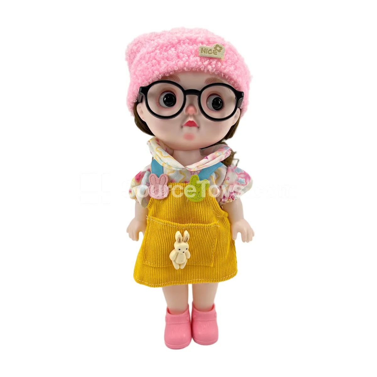 12-inch Multi-Jointed Fashion Doll with Expressions, Pretend-Play Doll for Girls