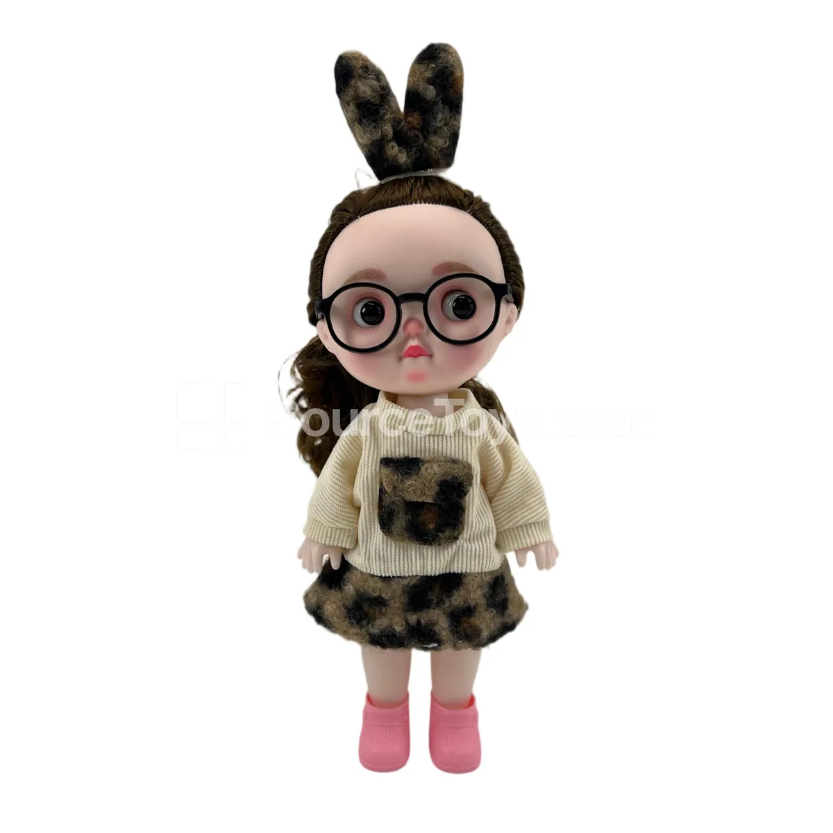 12-Inch Jointed Fashion Doll for Pretend Play