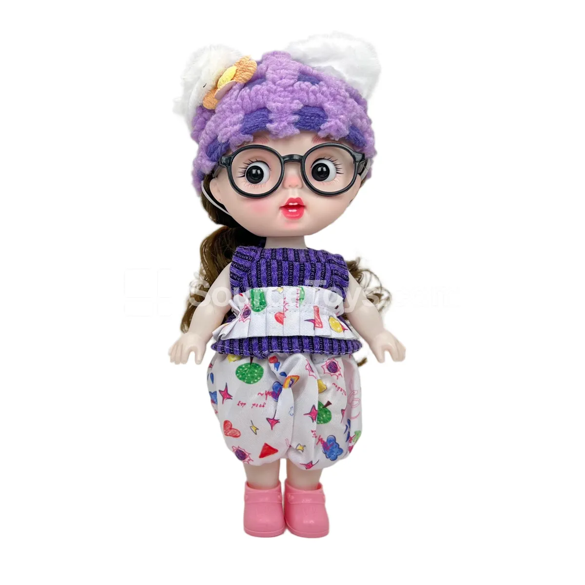 12-inch Facial Expression Doll with Multiple Joints for Pretend Play 12-inch Facial Expression Doll with Multiple Joints for Pretend Play