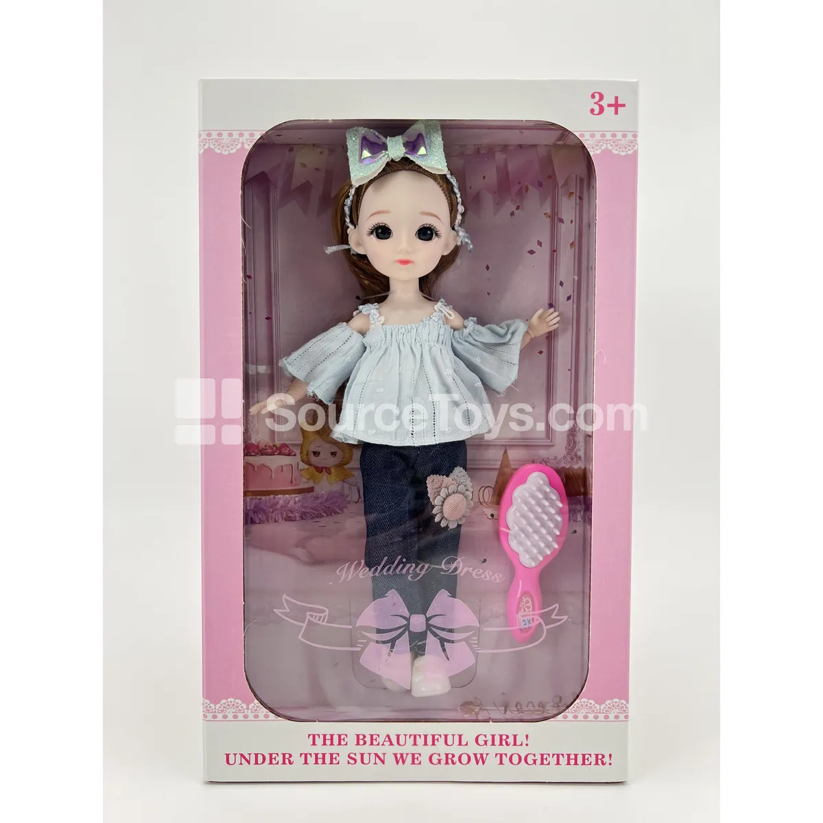 12-inch 22-Jointed Fashion Doll Pretend-Play Toy (English Packaging)