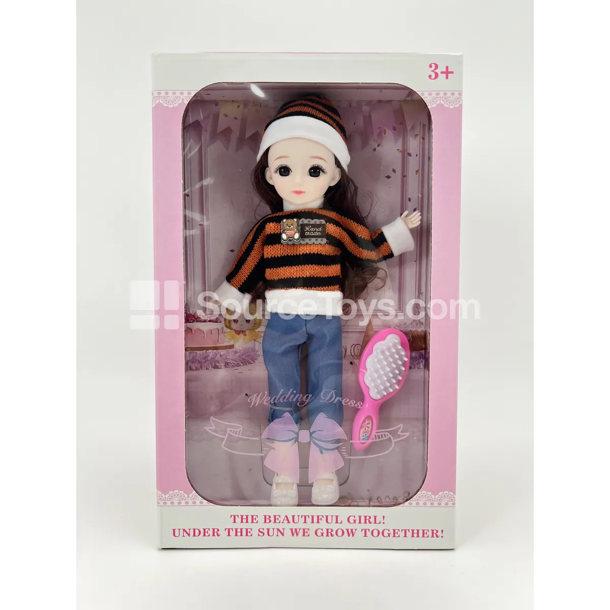 12-inch 22-Jointed Fashion Doll for Girls Pretend-Play Toy