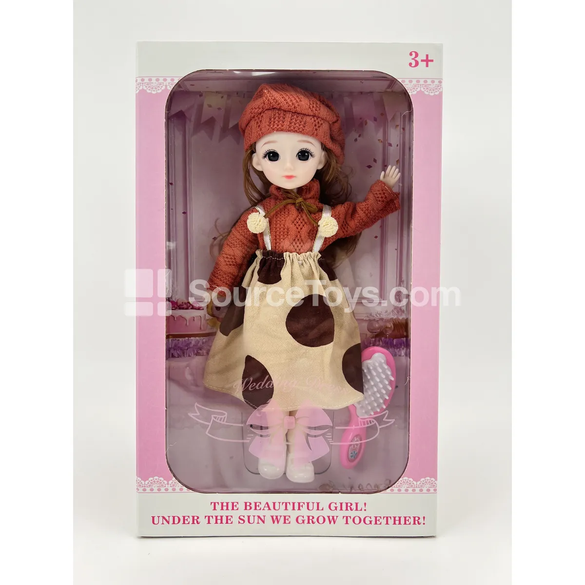 12-inch 22-Jointed Fashion Doll for Pretend Play (KM-12330)