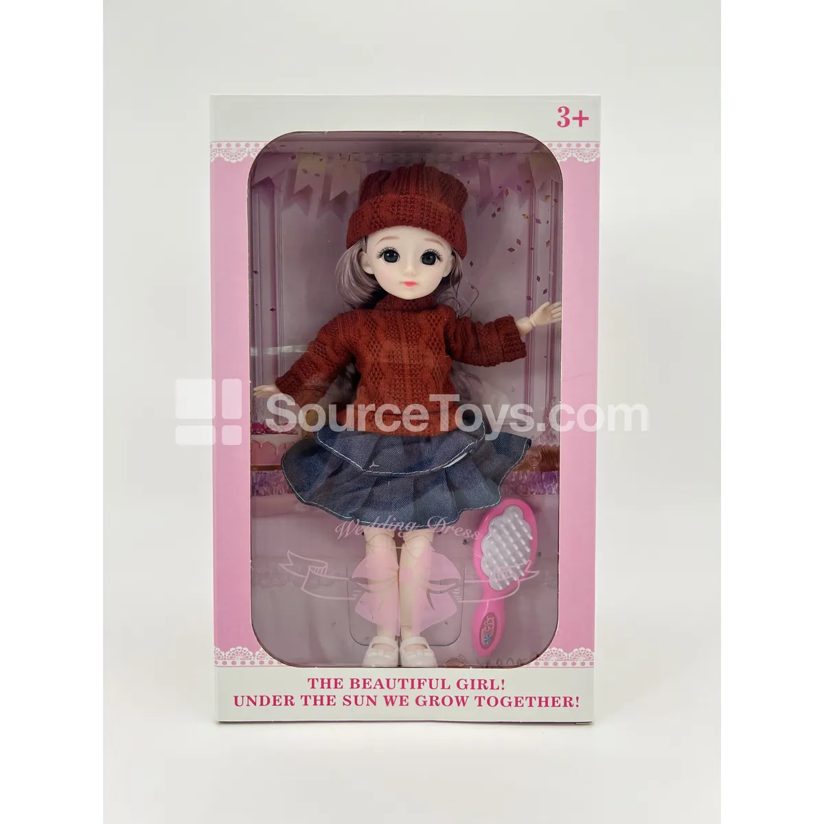 12-inch 22-Jointed Fashion Doll Pretend-Play Toy