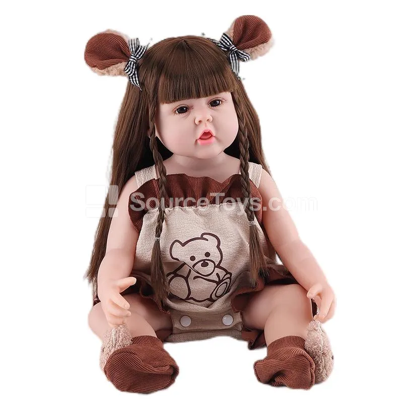 22-inch Realistic Newborn Reborn Doll – Soft Full Vinyl