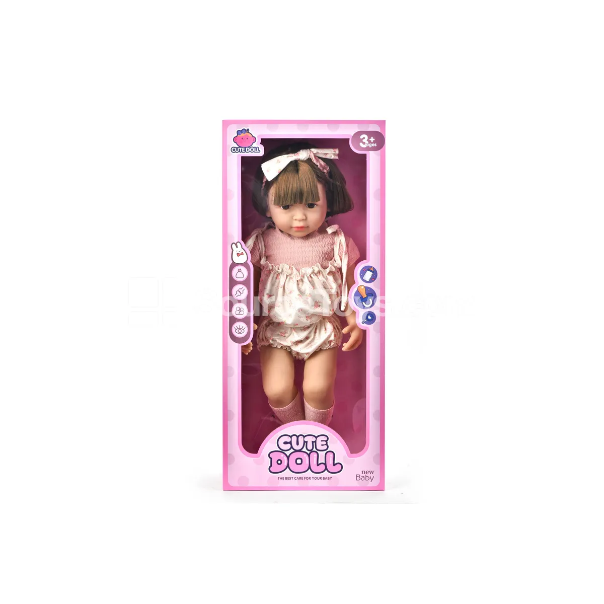 22-inch Reborn Baby Doll 55-60cm Soft Vinyl Full Vinyl Figure