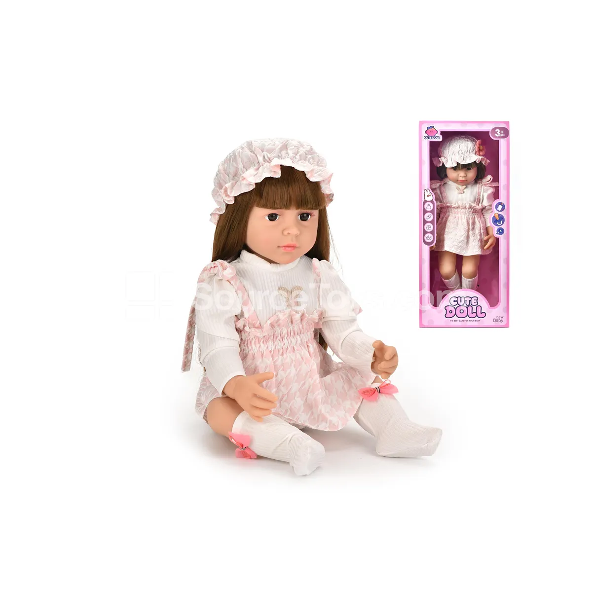 22-inch Reborn Baby Doll Soft Vinyl 22-inch Reborn Baby Doll Soft Vinyl