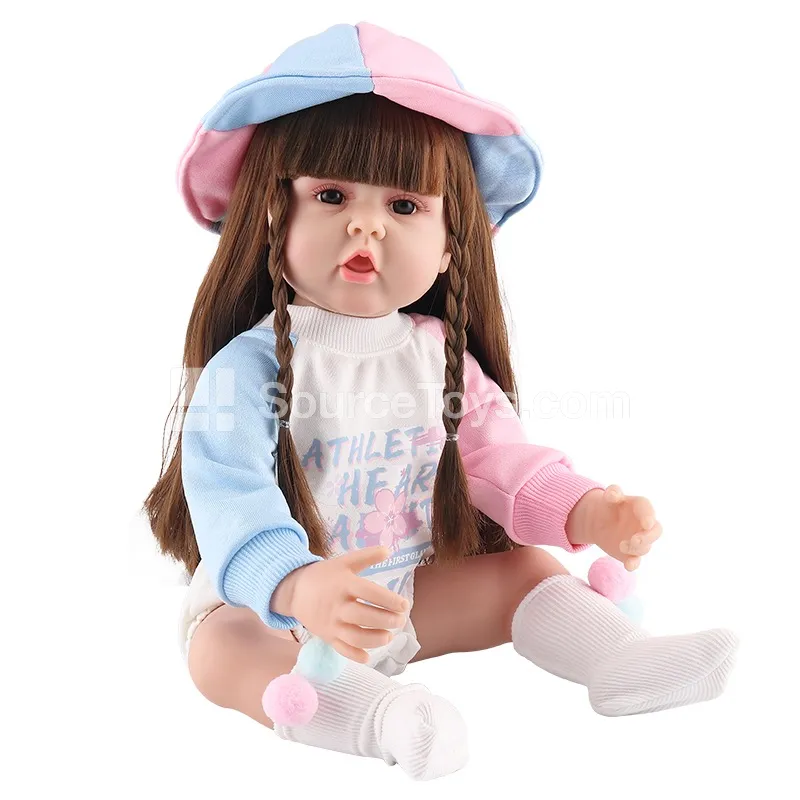 22-Inch Reborn Baby Doll Soft Vinyl Doll