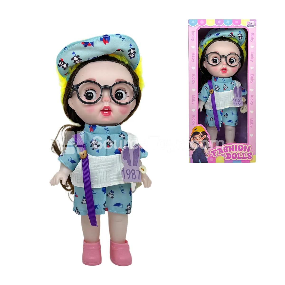 12" Jointed Fashion Doll Gift Set 12