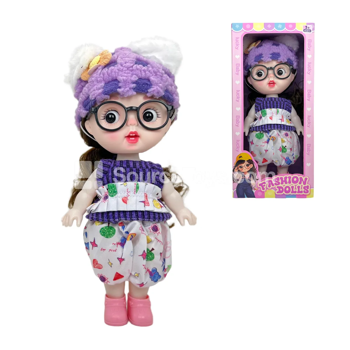 12-inch Jointed Fashion Doll Princess Pretend-Play Gift Set