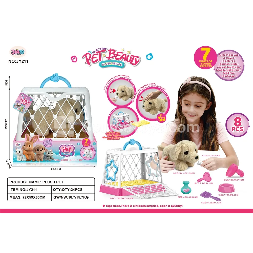 Magnetic Induction Labrador Pet Cage