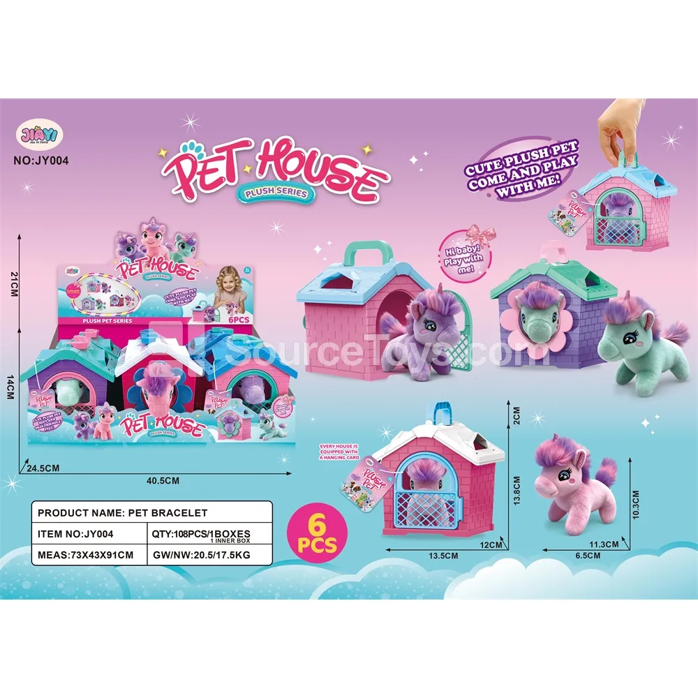 Plush Unicorn Pet House Plush Unicorn Pet House