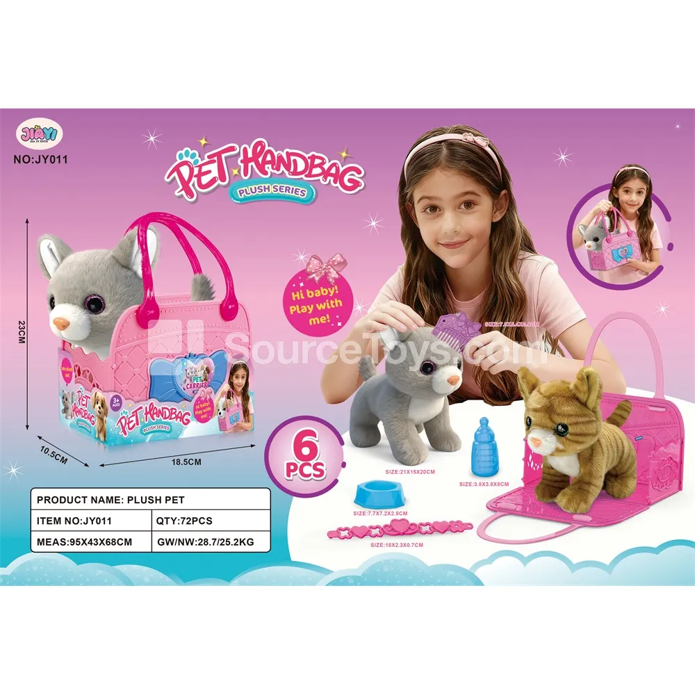 Plush Cat Soft Handbag Plush Cat Soft Handbag