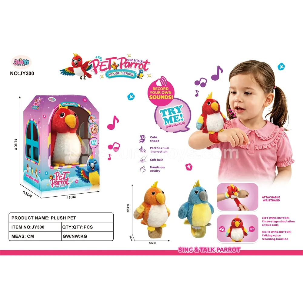 Recording Plush Parrot Recording Plush Parrot