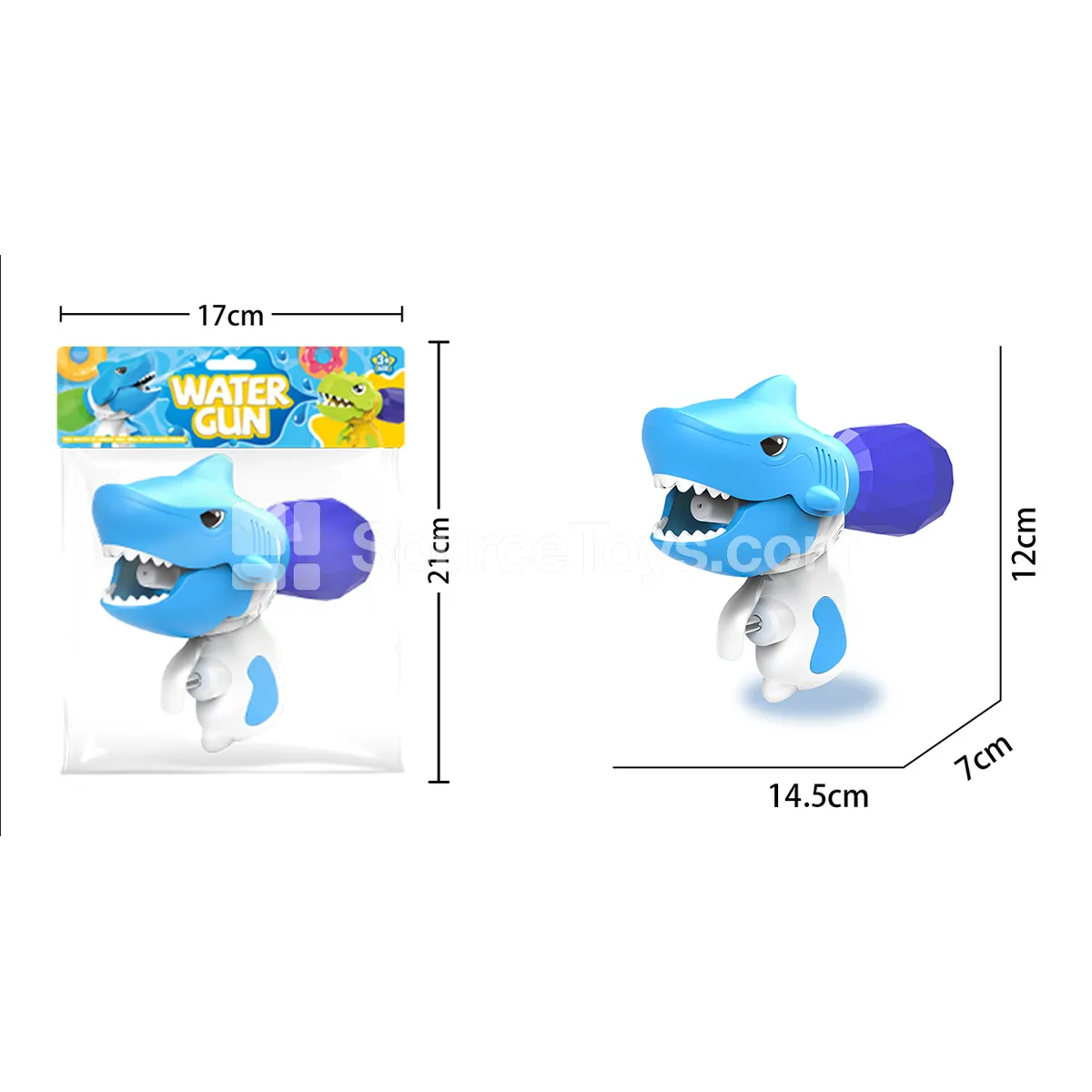Cartoon Summer Water Spray Shark Water Gun / Header Bag Cartoon Summer Water Spray Shark Water Gun / Header Bag
