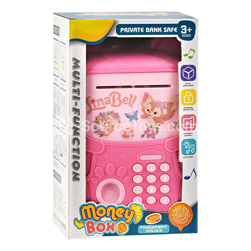 Fingerprint Electric Coin Bank Safe