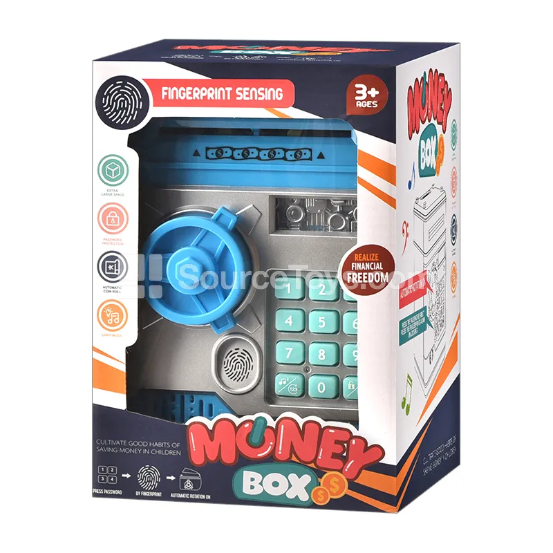 Electric Money Bank Safe with Fingerprint and UV Detection