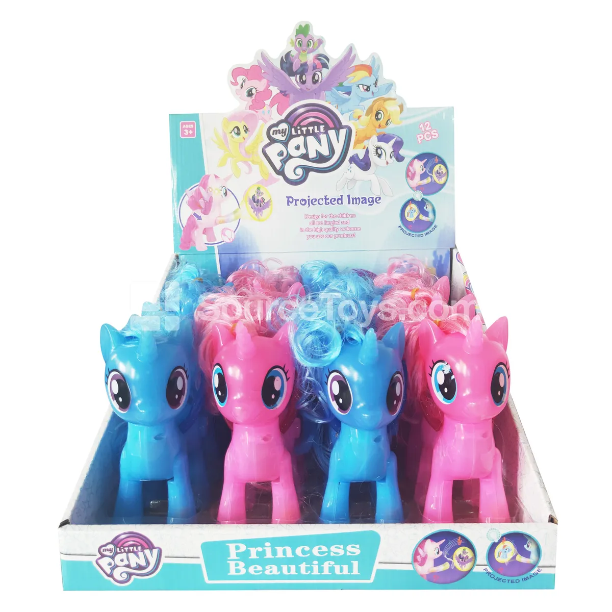 Display Box with Projection Light and Music My Little Pony (12 pcs/box)