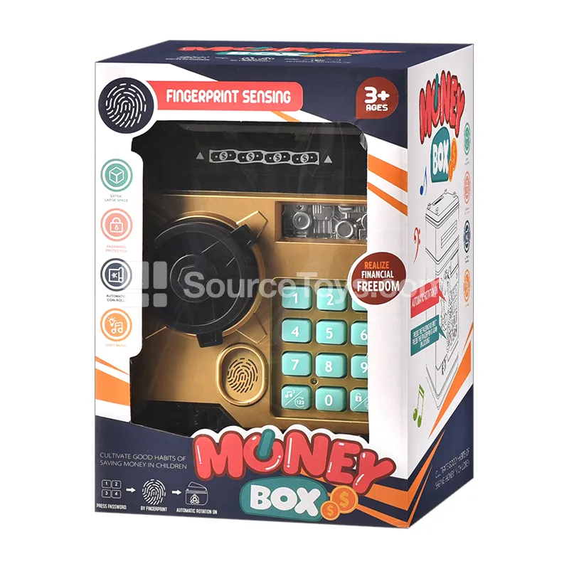 Fingerprint Electric Coin Bank Safe