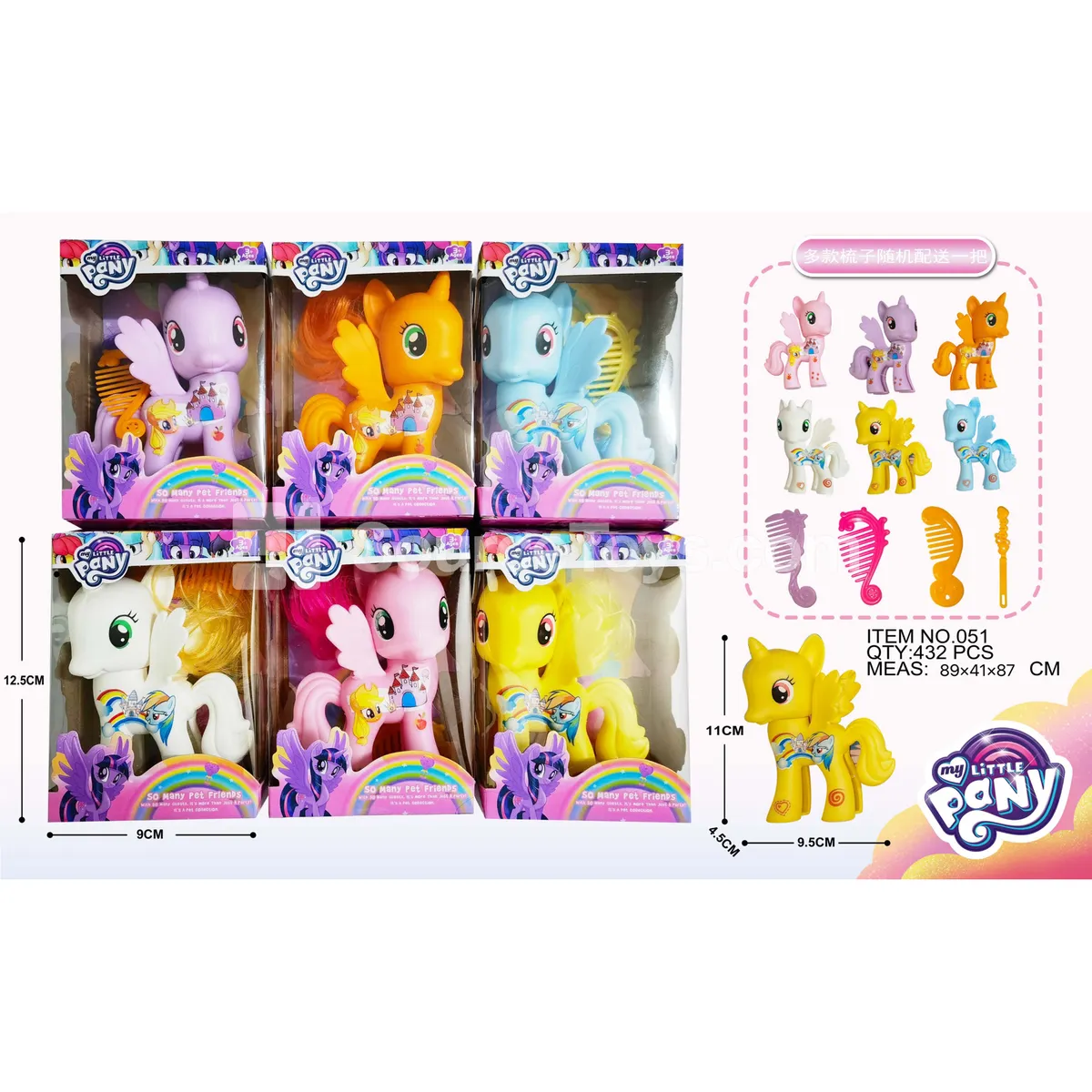My Little Pony Doll with Comb My Little Pony Doll with Comb