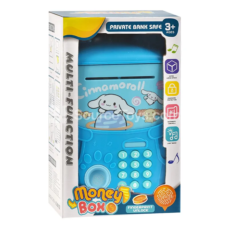 Cinnamoroll Fingerprint Electric Money Box Safe Cinnamoroll Fingerprint Electric Money Box Safe