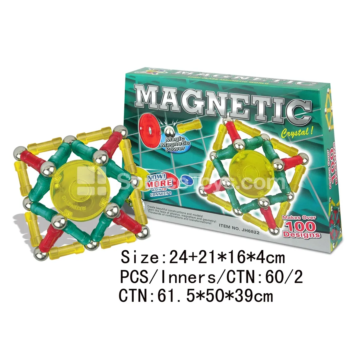 Magnetic Building Blocks (52pcs) Magnetic Building Blocks (52pcs)