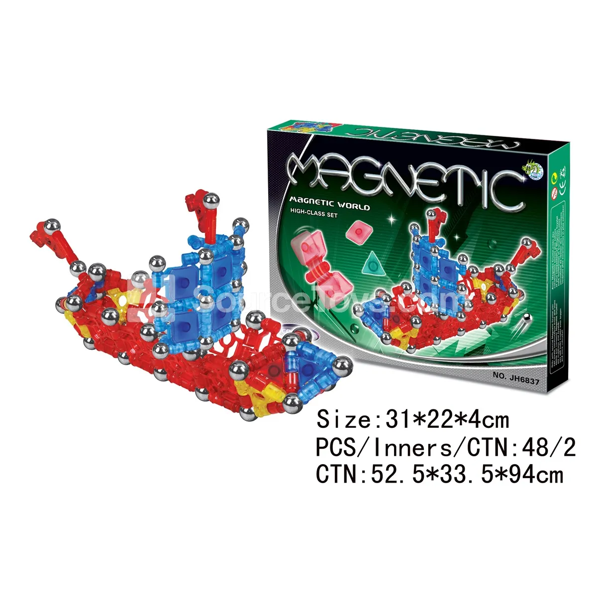 Magnetic Building Blocks 84PCS Magnetic Building Blocks 84PCS