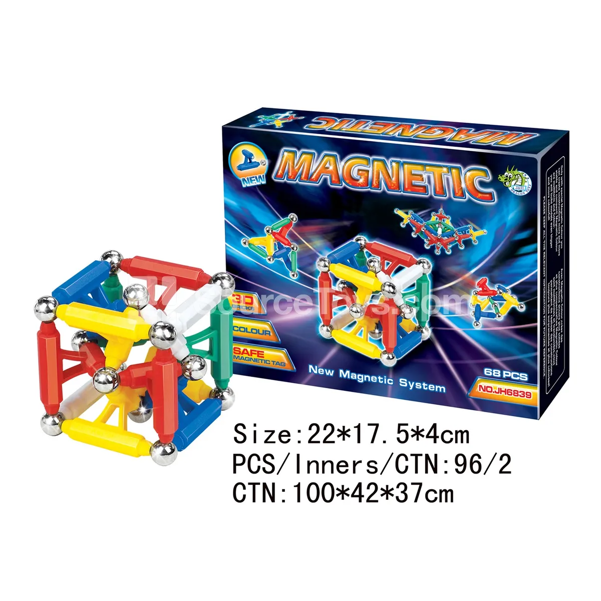 Magnetic Building Blocks (68 PCS) Magnetic Building Blocks (68 PCS)