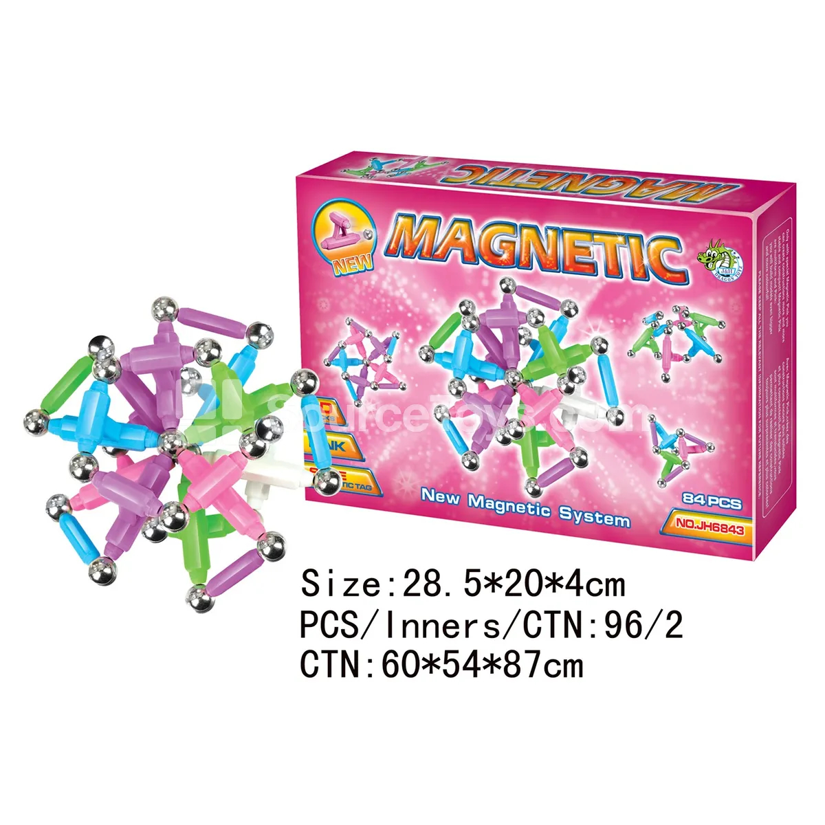 Magnetic Building Blocks (84pcs) Magnetic Building Blocks (84pcs)