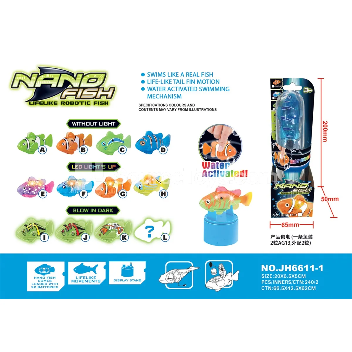 Light-up Electric Fish Toy Light-up Electric Fish Toy