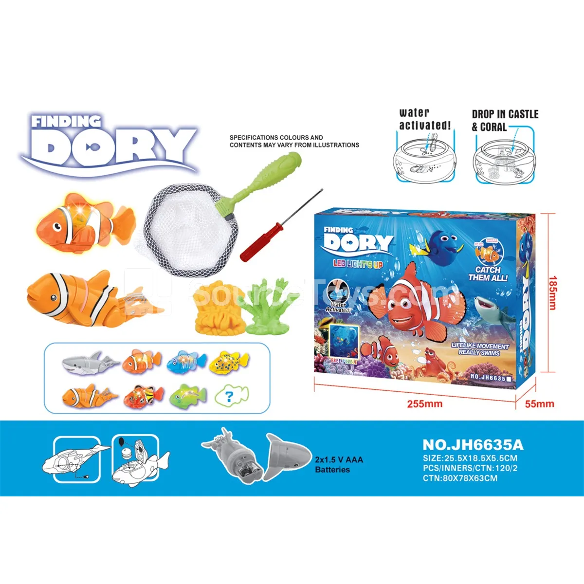 LED Electric Fish Toy Set LED Electric Fish Toy Set