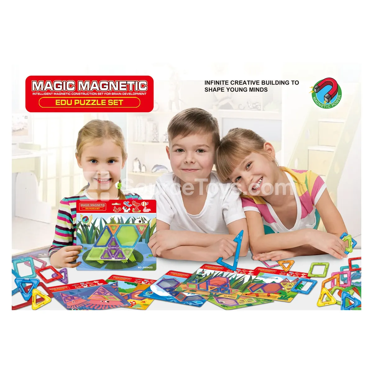Magnetic Building Tiles (10 PCS) Magnetic Building Tiles (10 PCS)