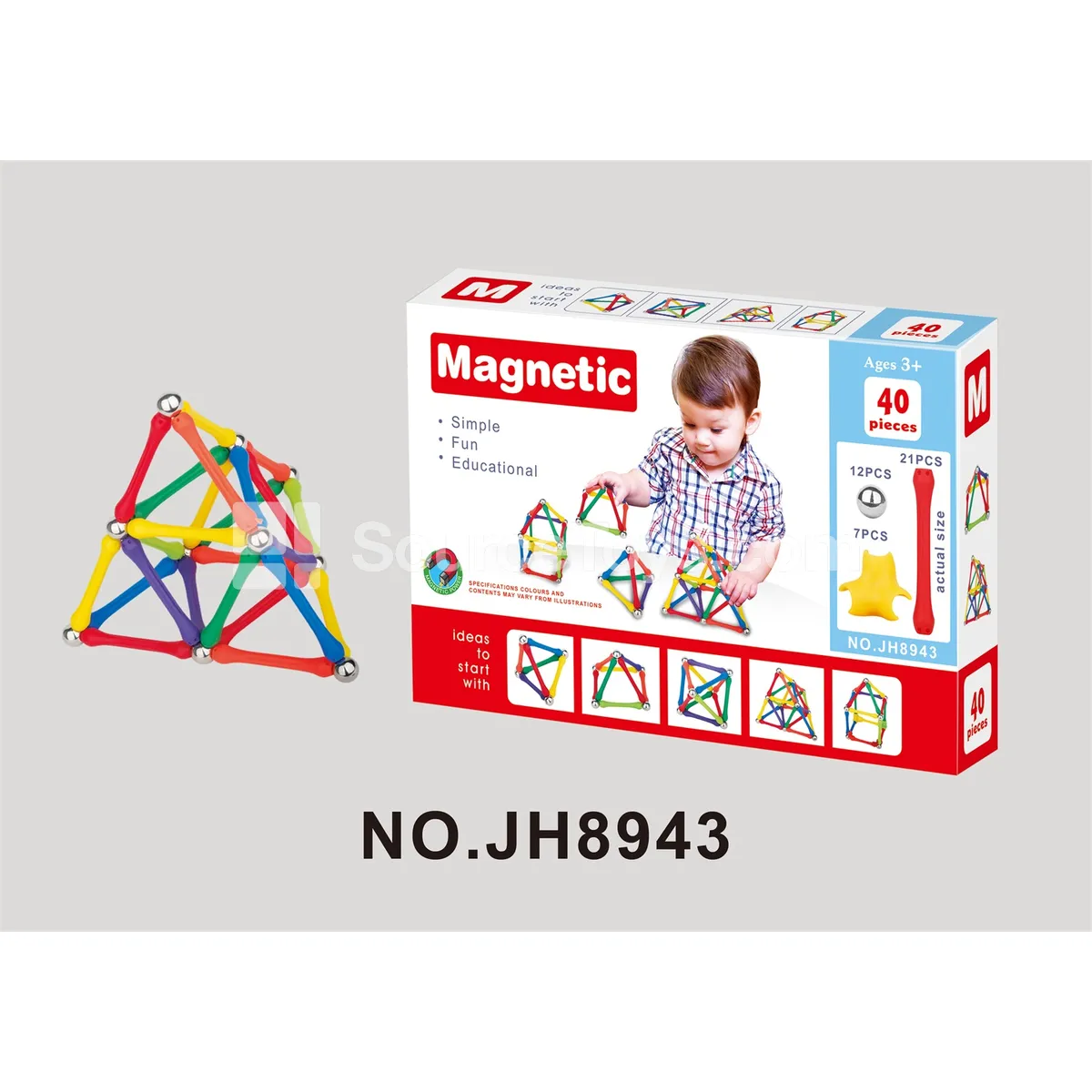 Magnetic Building Blocks 40pcs Magnetic Building Blocks 40pcs