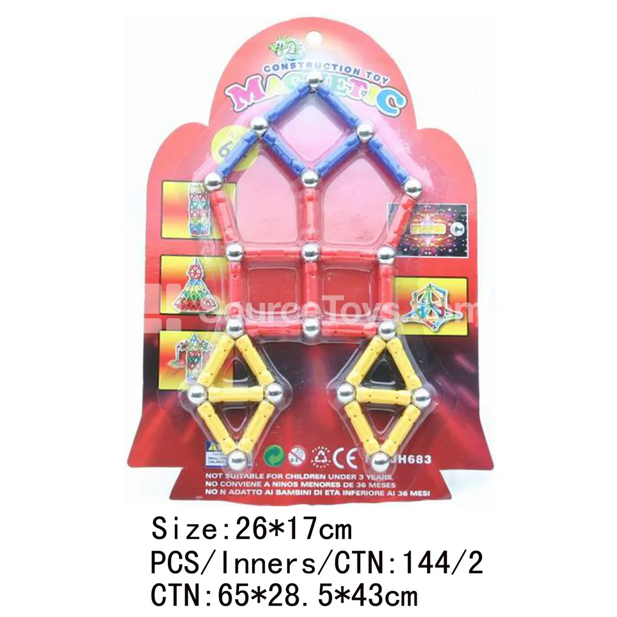 Magnetic Building Blocks 44pcs Magnetic Building Blocks 44pcs