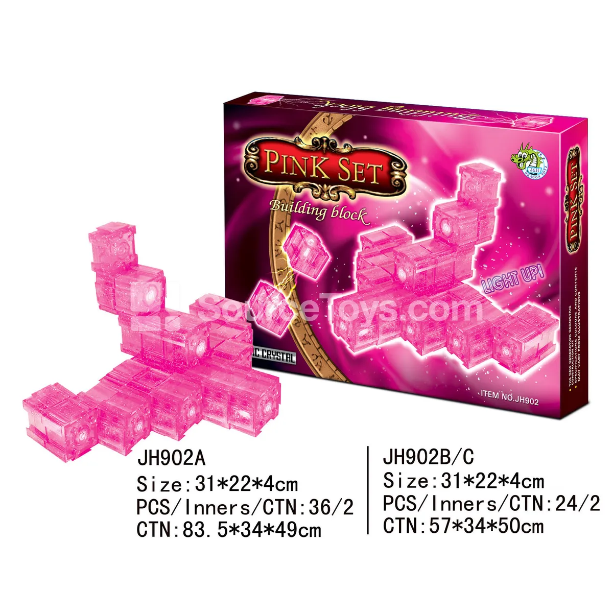 Pink Crystal Dream Building Blocks (16PCS) Pink Crystal Dream Building Blocks (16PCS)