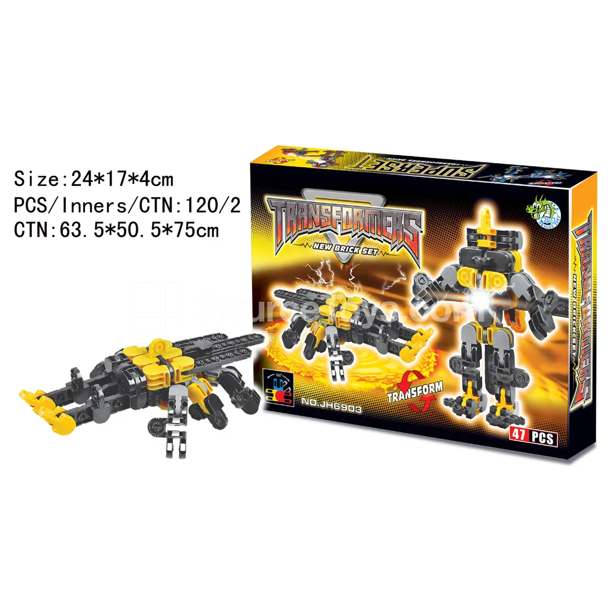 Transformable Building Blocks (47 PCS) Transformable Building Blocks (47 PCS)