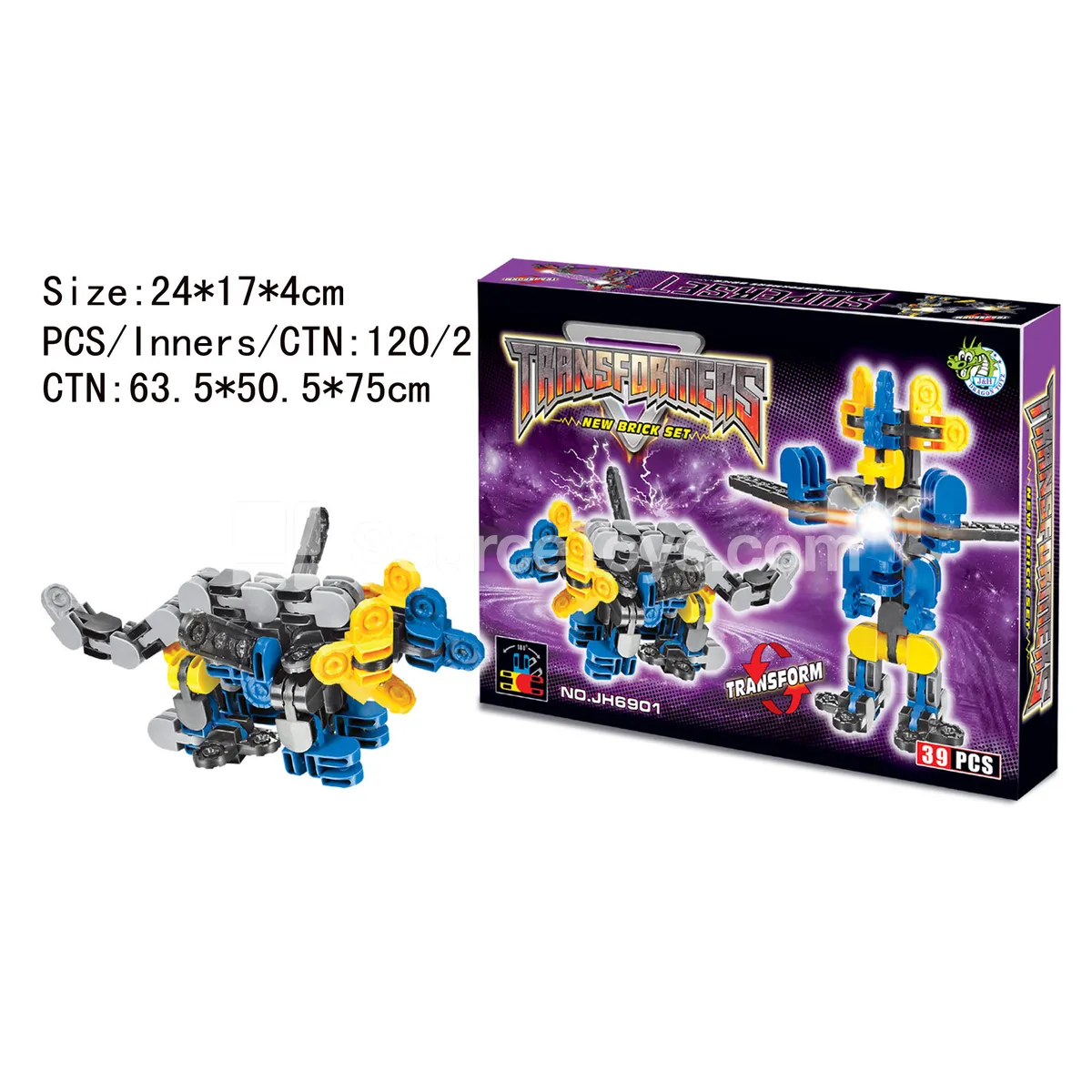 Transformable Building Blocks (39 PCS) Transformable Building Blocks (39 PCS)