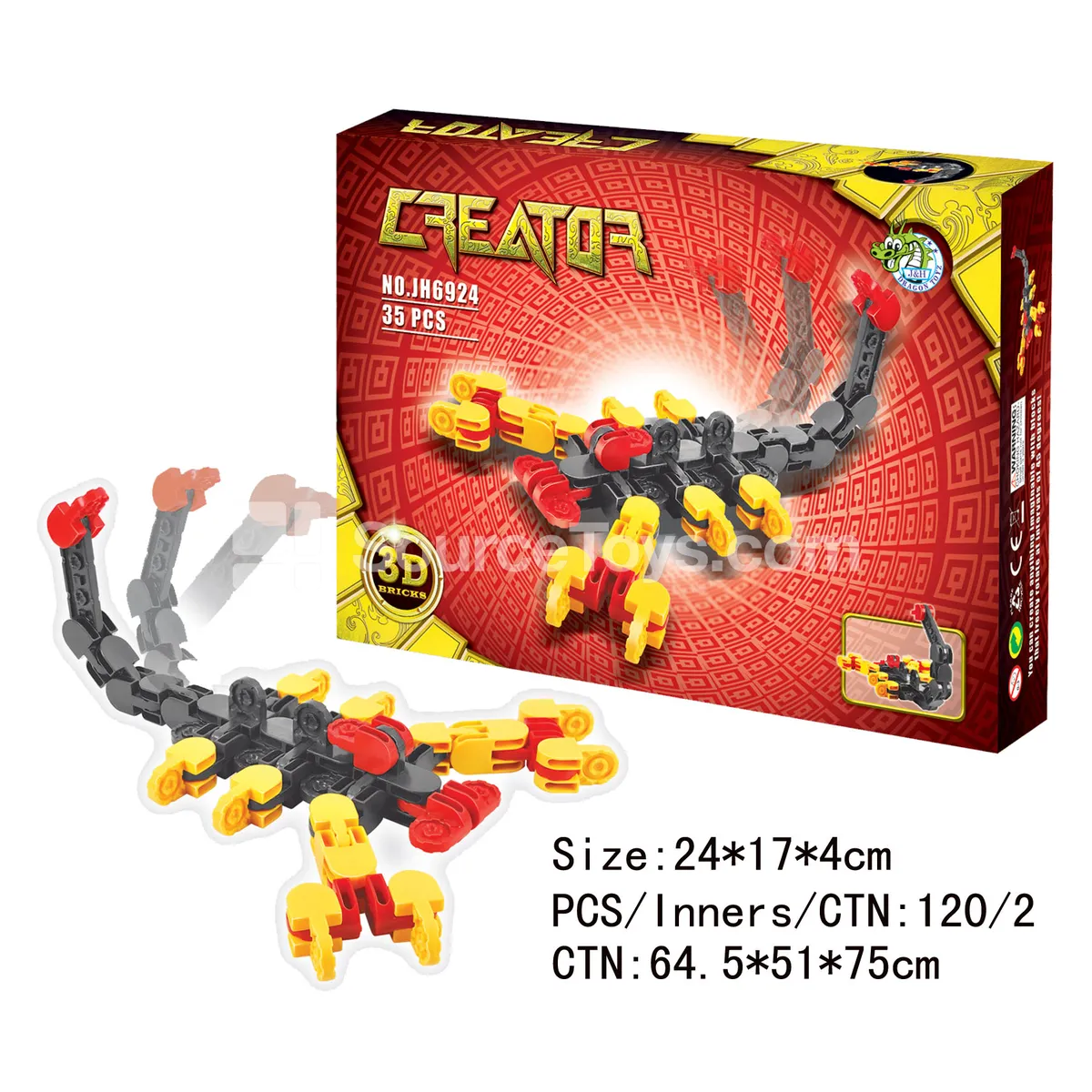 Transforming Scorpion Building Blocks (35pcs) Transforming Scorpion Building Blocks (35pcs)