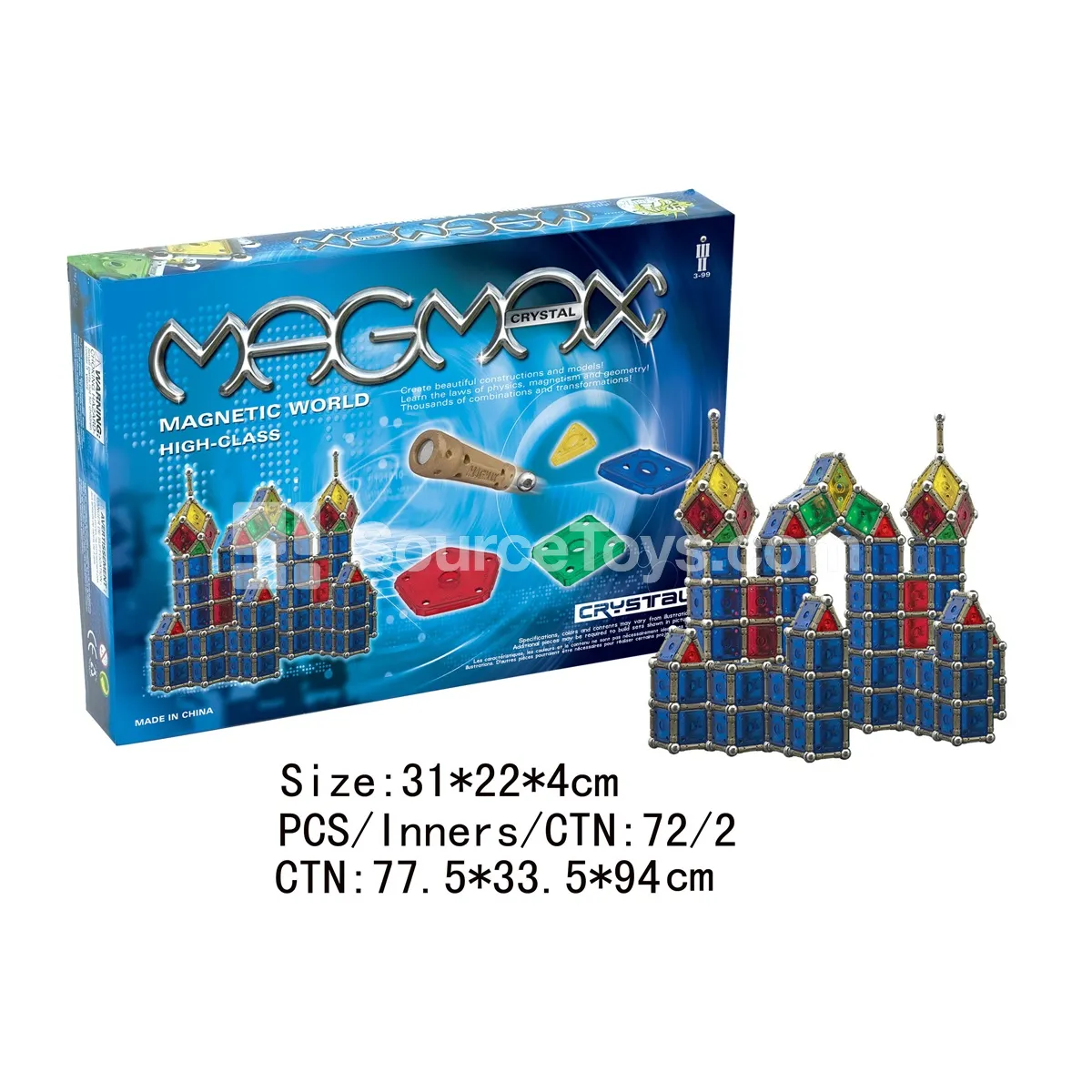 Magnetic Building Blocks (46pcs) Magnetic Building Blocks (46pcs)