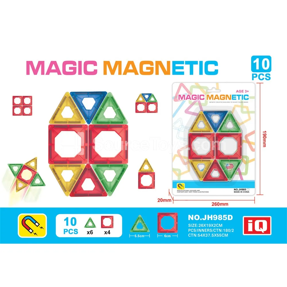 Magnetic Building Blocks (10pcs)